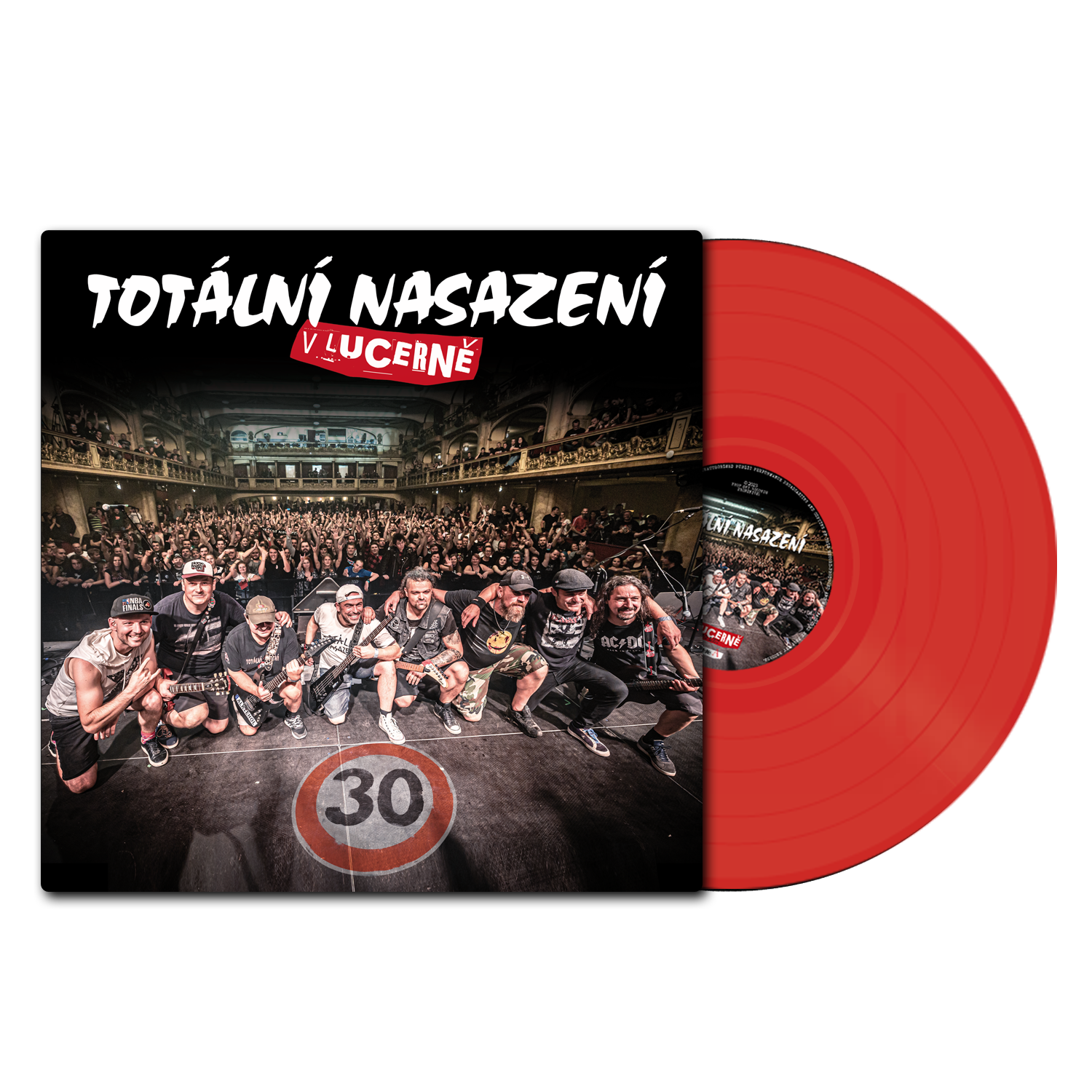 LP mockup Totální nasazení Lucerna